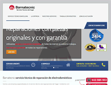 Tablet Screenshot of barnatecnic.com